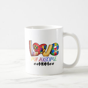 Caneca De Café Autismo Mãe Amor - Consciência Colorida