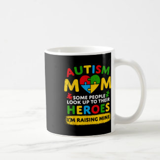 Caneca De Café Autismo Mãe Levantando Herói Bagunça Mensagem Bun