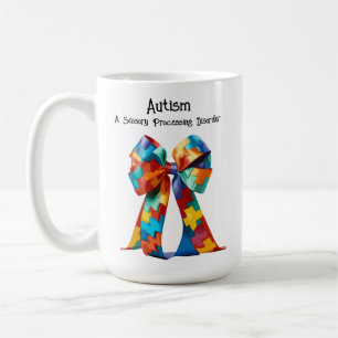 Caneca De Café Autismo: Mug de perturbação de processamento senso
