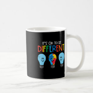 Caneca De Café Autismo Ok Para Serem Diferentes Homens De Consciê