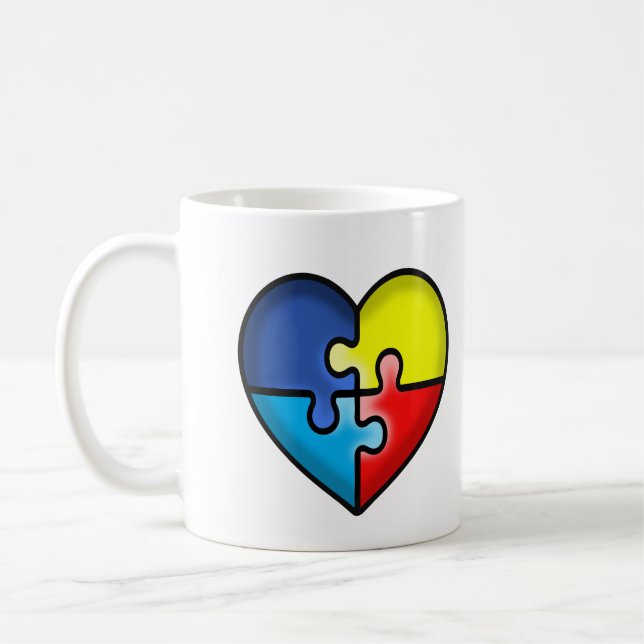 Caneca De Café Autismo Sensibilização (Esquerda)