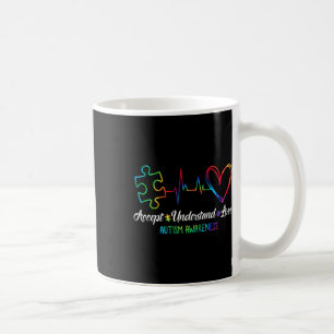Caneca De Café Autismo Sensibilização Aceita Compreender Autismo 