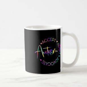 Caneca De Café Autismo Sensibilização Aceite Adaptar Advocate Aut