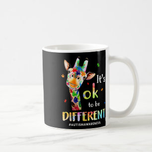 Caneca De Café Autismo Sensibilização Bela Girafa Está Tudo Bem S