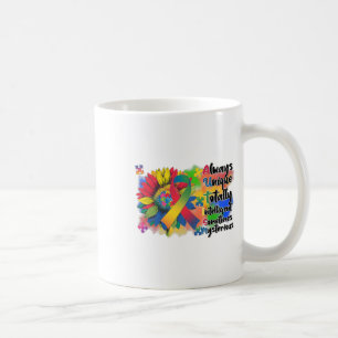 Caneca De Café Autismo Sensibilização Camisa De Girassol Autismo 