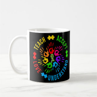 Caneca De Café Autismo Sensibilização Ensina Entender