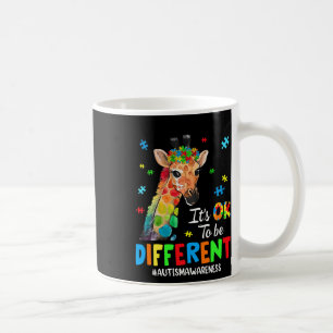 Caneca De Café Autismo Sensibilização Girafa As Mulheres Sabem Qu