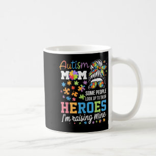Caneca De Café Autismo Sensibilização Mãe Criar Heróis Mulheres A