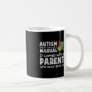 Caneca De Café Autismo Sensibilização Mãe Pais Pais Autistas Cria