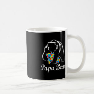 Caneca De Café Autismo Sensibilização Papa Urso Apoio Adultos Aut