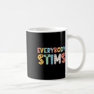 Caneca De Café Autismo Sensibilização Todo Mundo Estimula Autismo
