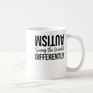 Caneca De Café Autismo Vendo O Mundo De Forma Diferente T-shirt.p