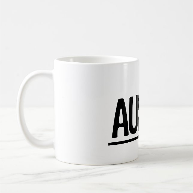 Caneca De Café Autista e autêntico (Esquerda)