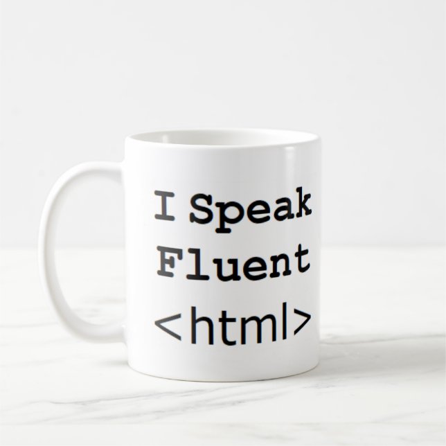 Caneca De Café auto-falante de html (Esquerda)