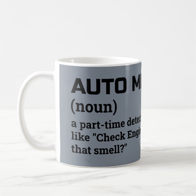 Caneca De Café Auto Mechanical Definition Coffee Mug (Esquerda)