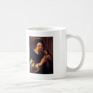 Caneca De Café Auto-Retrato de Jacob Jordaens- como um jogador do