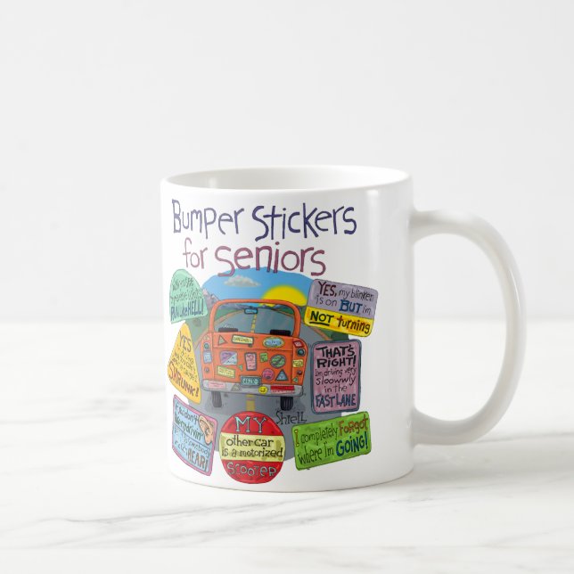Caneca De Café Autocolantes para Mais velho (Direita)