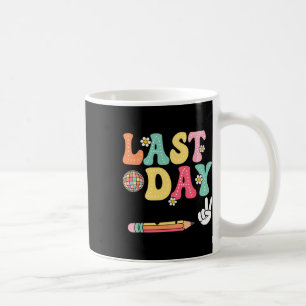 Caneca De Café Autógrafos do Último Dia 2024-2025 Groovy Fofo Últ