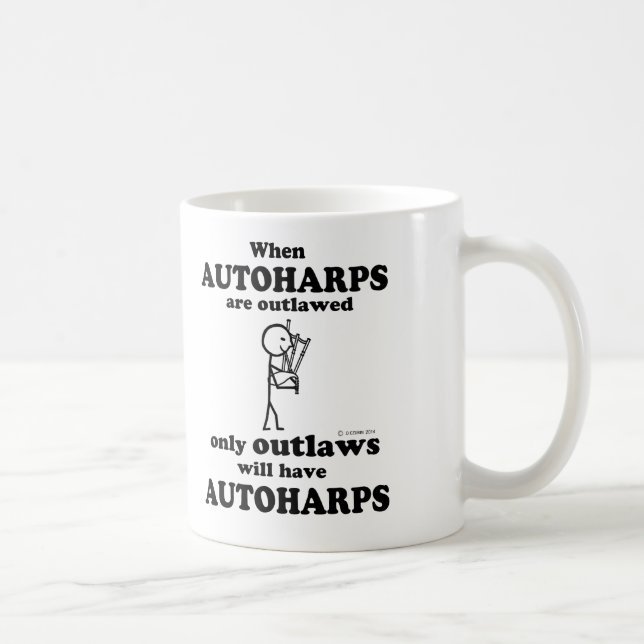 Caneca De Café Autoharps Proibido (Direita)