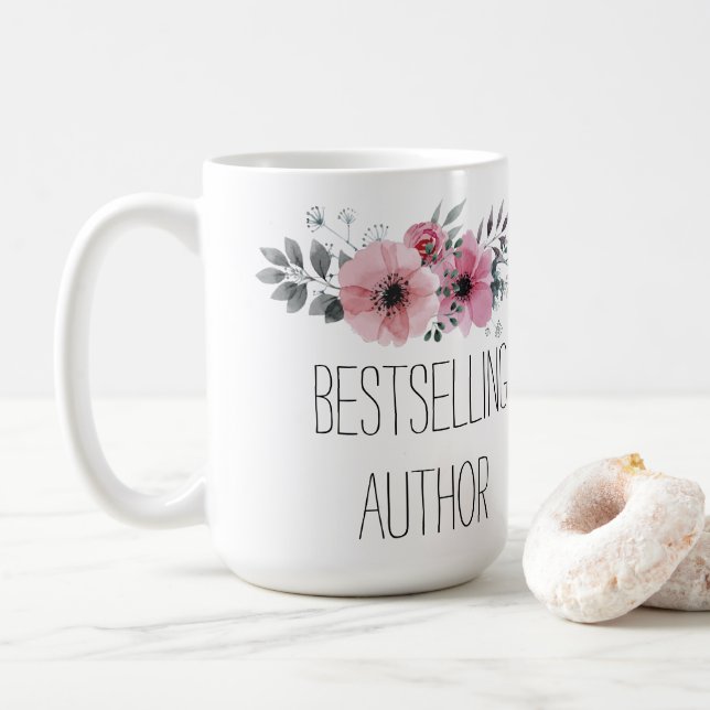 Caneca De Café Autor do Bestsell (Com Donut)