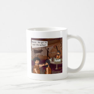 Caneca De Café Autor Homem das Cavernas Engraçado "Conheça o Auto