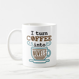 Caneca De Café Autor Novelista Eu Transformo Café Em Novelas