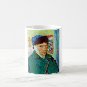 Caneca De Café Autorretrato com um ouvido dobrado, Van Gogh