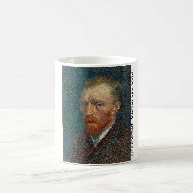 Caneca De Café autorretrato de Van Gogh (Centro)
