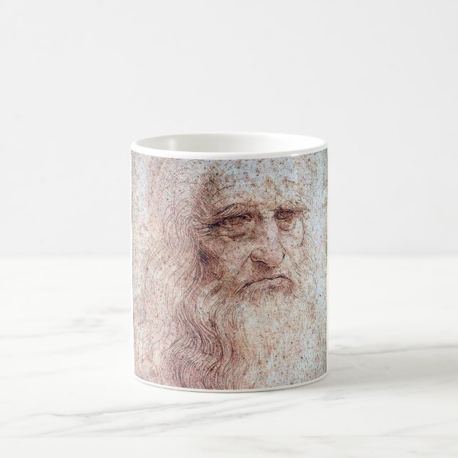 Caneca De Café Autorretrato, Leonardo da Vinci (Centro)
