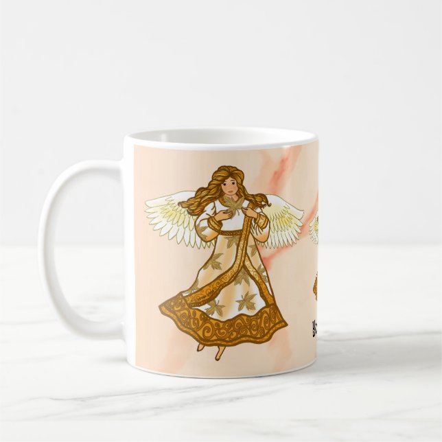 Caneca De Café Autumn Christian Angel (Esquerda)