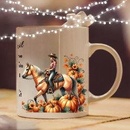 Caneca De Café Autumn Cowgirl Mug