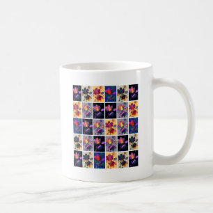 Caneca De Café Autumn Deixa Colagem de Colagem de Colheita de Pat