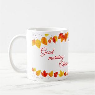 Caneca De Café Autumn Deixa O Café