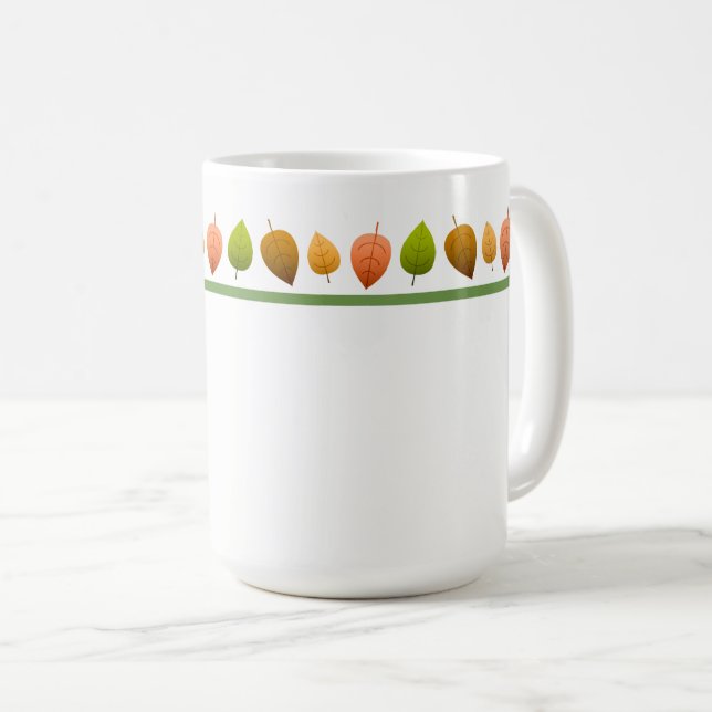 Caneca De Café Autumn Fall Deixa Mug (Frente Esquerda)
