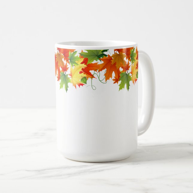 Caneca De Café Autumn Fall Deixa Mug (Frente Esquerda)