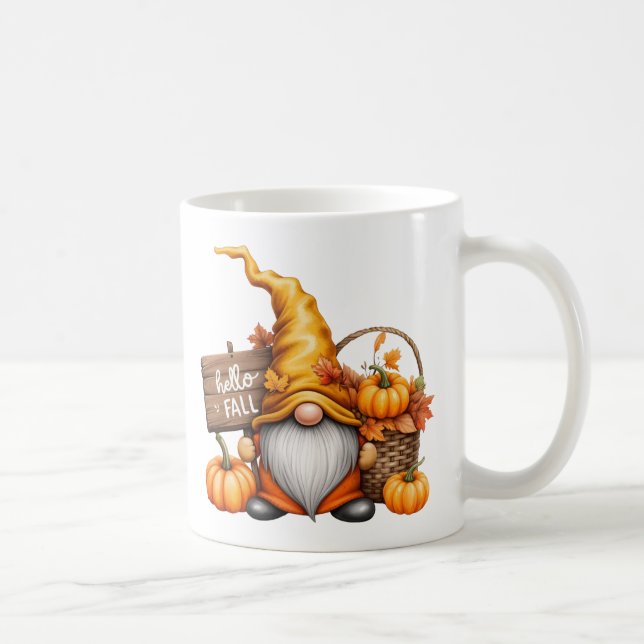 Caneca De Café Autumn Gnome (Direita)