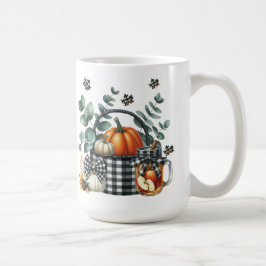 Caneca De Café Autumn Harvest Clock