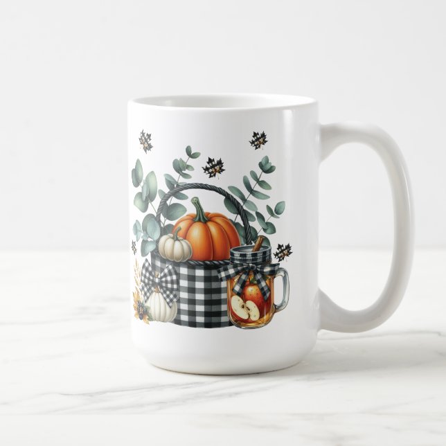 Caneca De Café Autumn Harvest Clock (Direita)