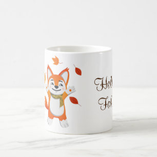 Caneca De Café Autumn Hello Fall Fox Mug