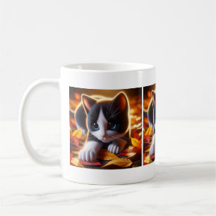 Caneca De Café Autumn Kitten Mug