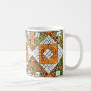 Caneca De Café AUTUMN MOSAIC White Mug