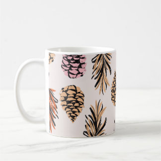 Caneca De Café Autumn Nature: Trendy Vintage Invisível.