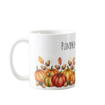 Autumn Pumpkins com Acorns