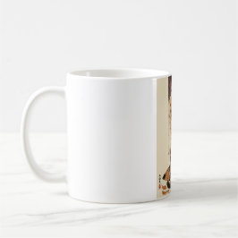 Caneca De Café "Autumn Reverie" Japanese Cat in Kimono Art