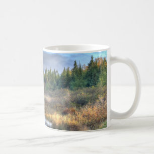 Caneca De Café Autumn Sunrise no lago Moosehead Maine