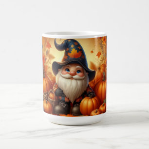 Caneca De Café Autumn Themed Apresentando Gnome e Bompkins
