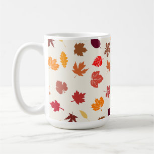Caneca De Café Autumn Vibes Cai Folhas