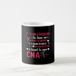 Caneca De Café Auxiliar de Enfermagem Certificado CNA Enfermeira