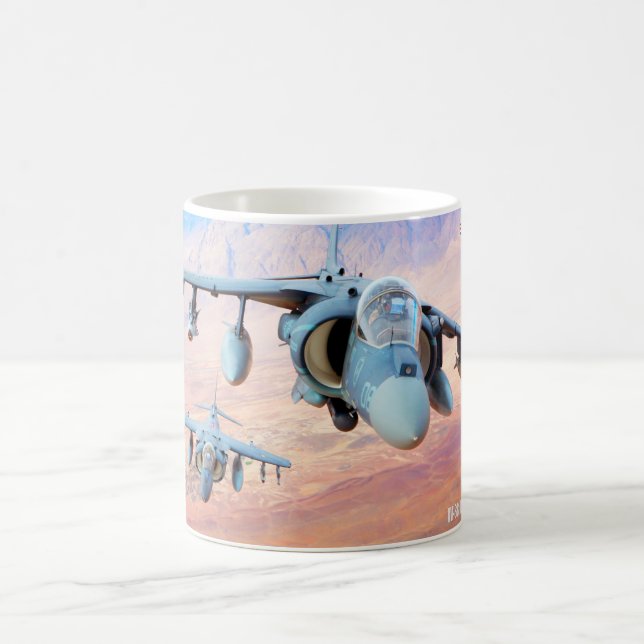 CANECA DE CAFÉ AV-8B HARRIER II (Centro)