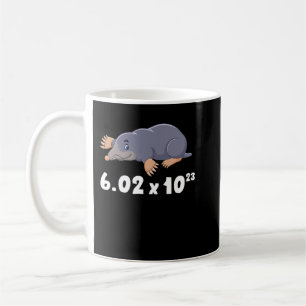 Caneca De Café Avagadros Número Química Engraçada Mole Day